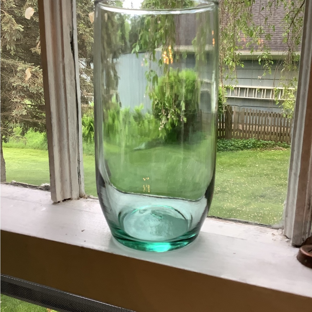 Vintage Anchor Hocking Green Glass Tumbler Set of 4 - Picture 4 of 5